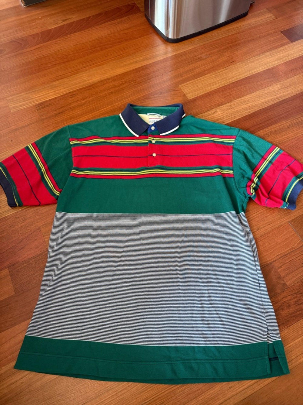 VTG Bugle Boy Stripe Polo